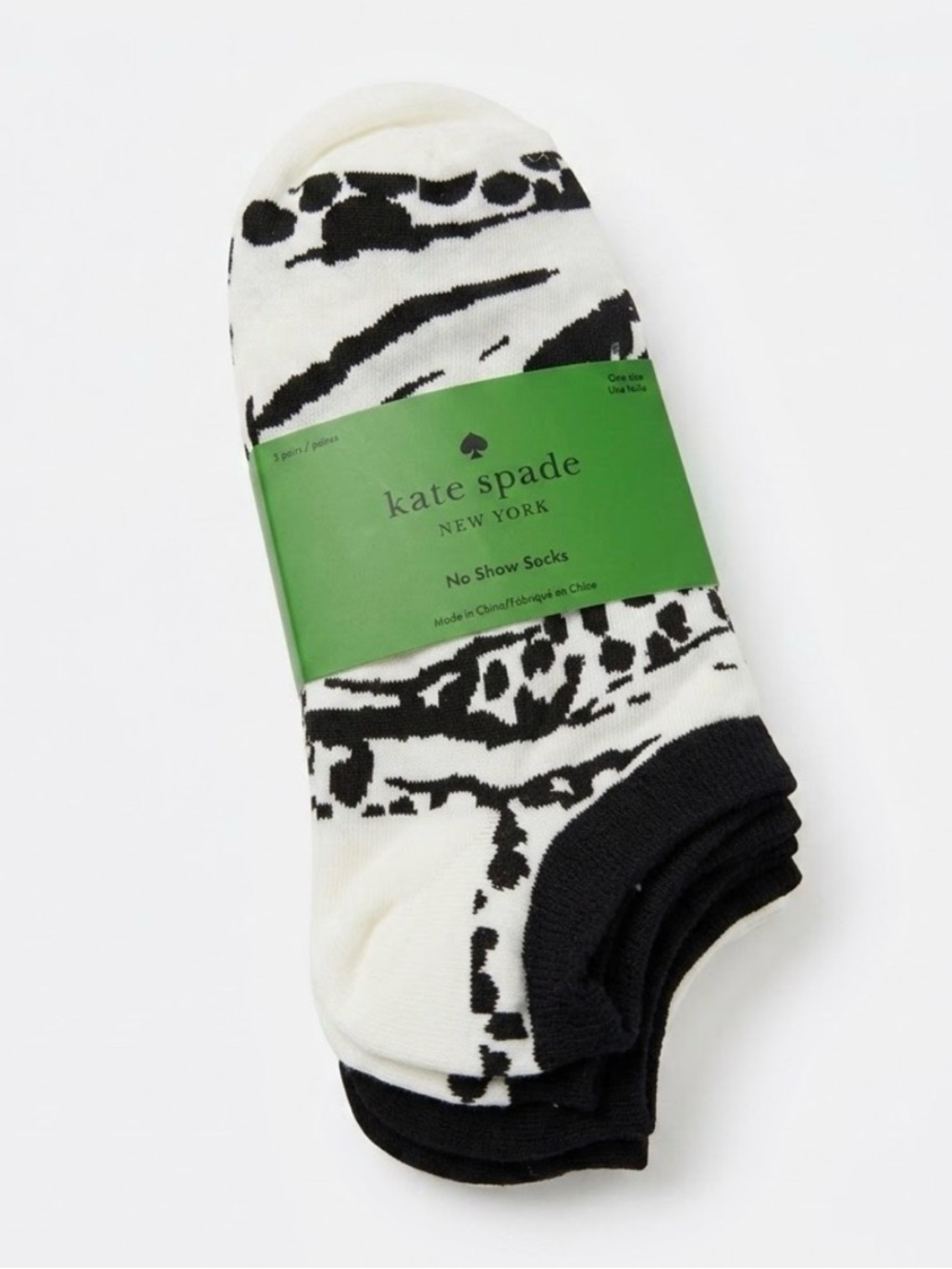 Kate Spade New York No Show Socks – 3 Pair Set